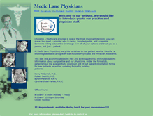 Tablet Screenshot of mediclane.com